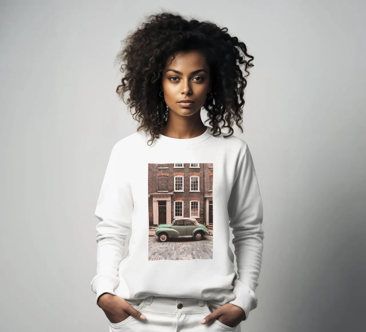 Londra, Inghilterra I Auto d'epoca retrò felpa da Julie Travel Photography