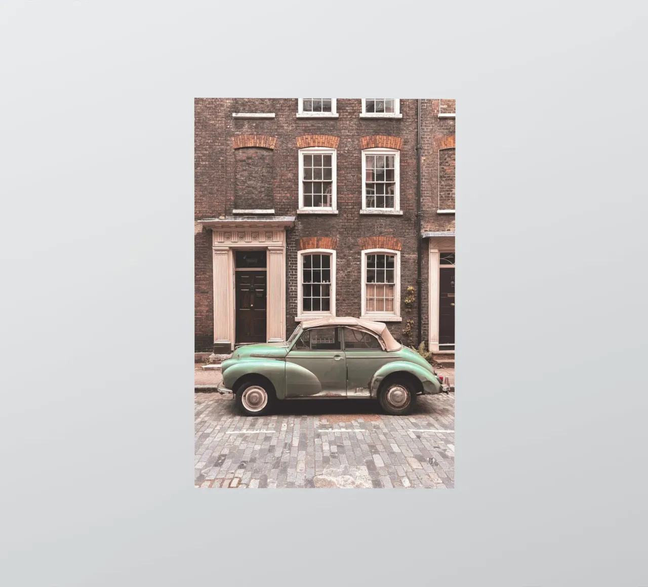 Londra, Inghilterra I Auto d'epoca retrò adesivo da Julie Travel Photography