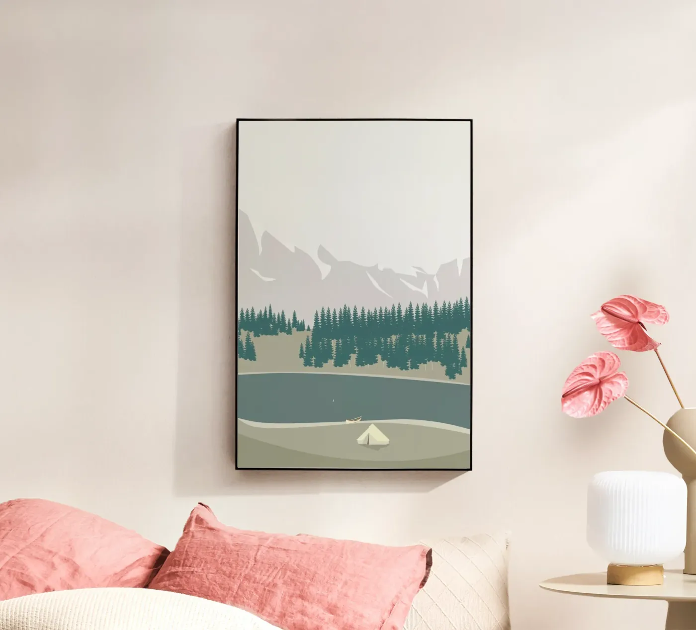 Lejr acryl van Swen Swensøn