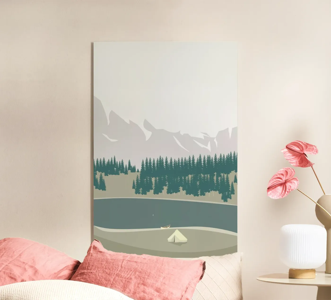 Lejr acryl van Swen Swensøn
