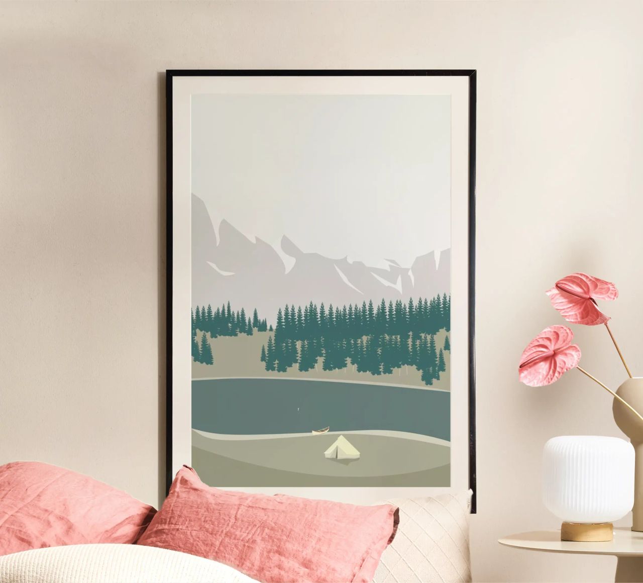 Lejr Poster von Swen Swensøn