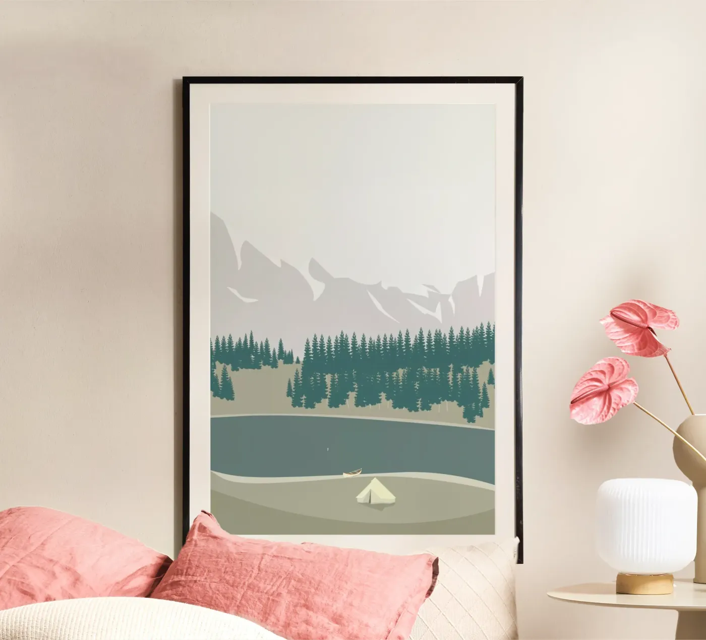 Lejr Poster von Swen Swensøn