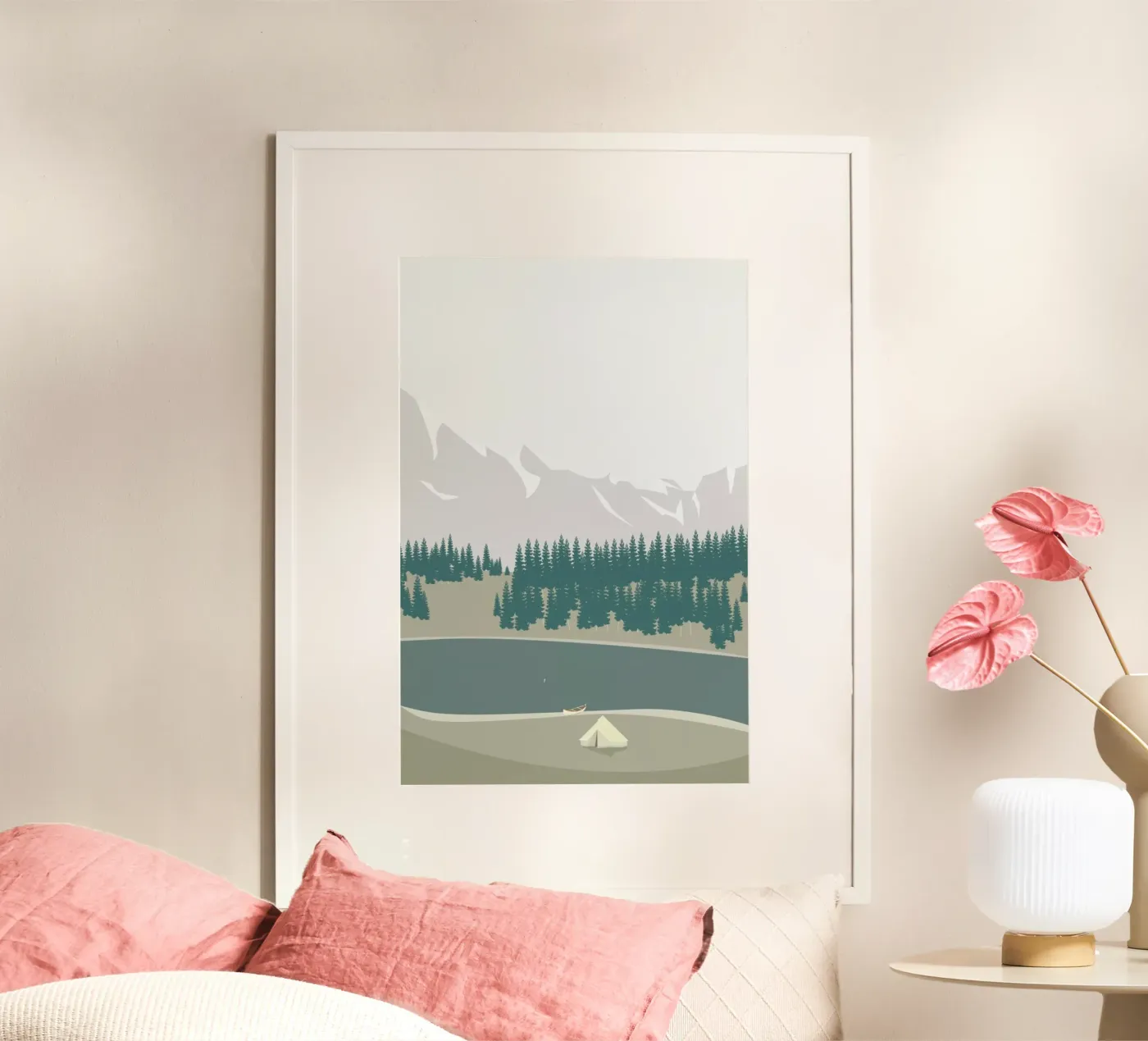 Lejr Poster von Swen Swensøn