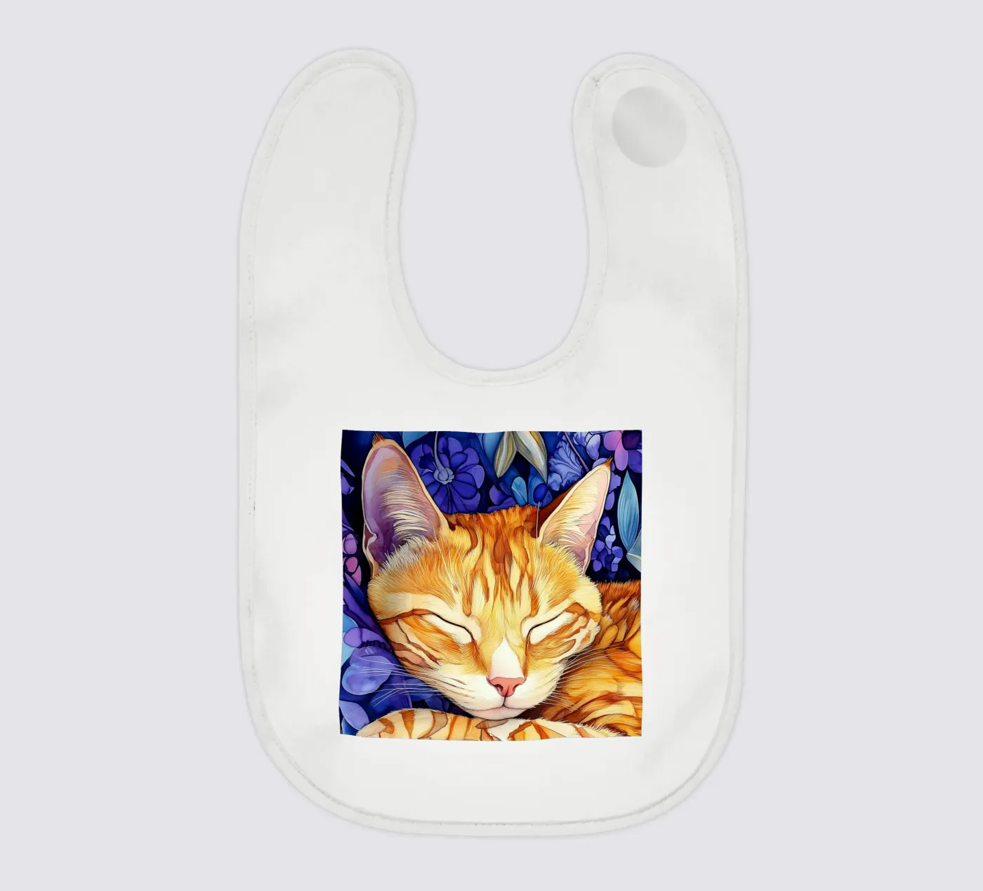 Gatto zenzero Thor bavaglino da Justyna Jaszke JBJart