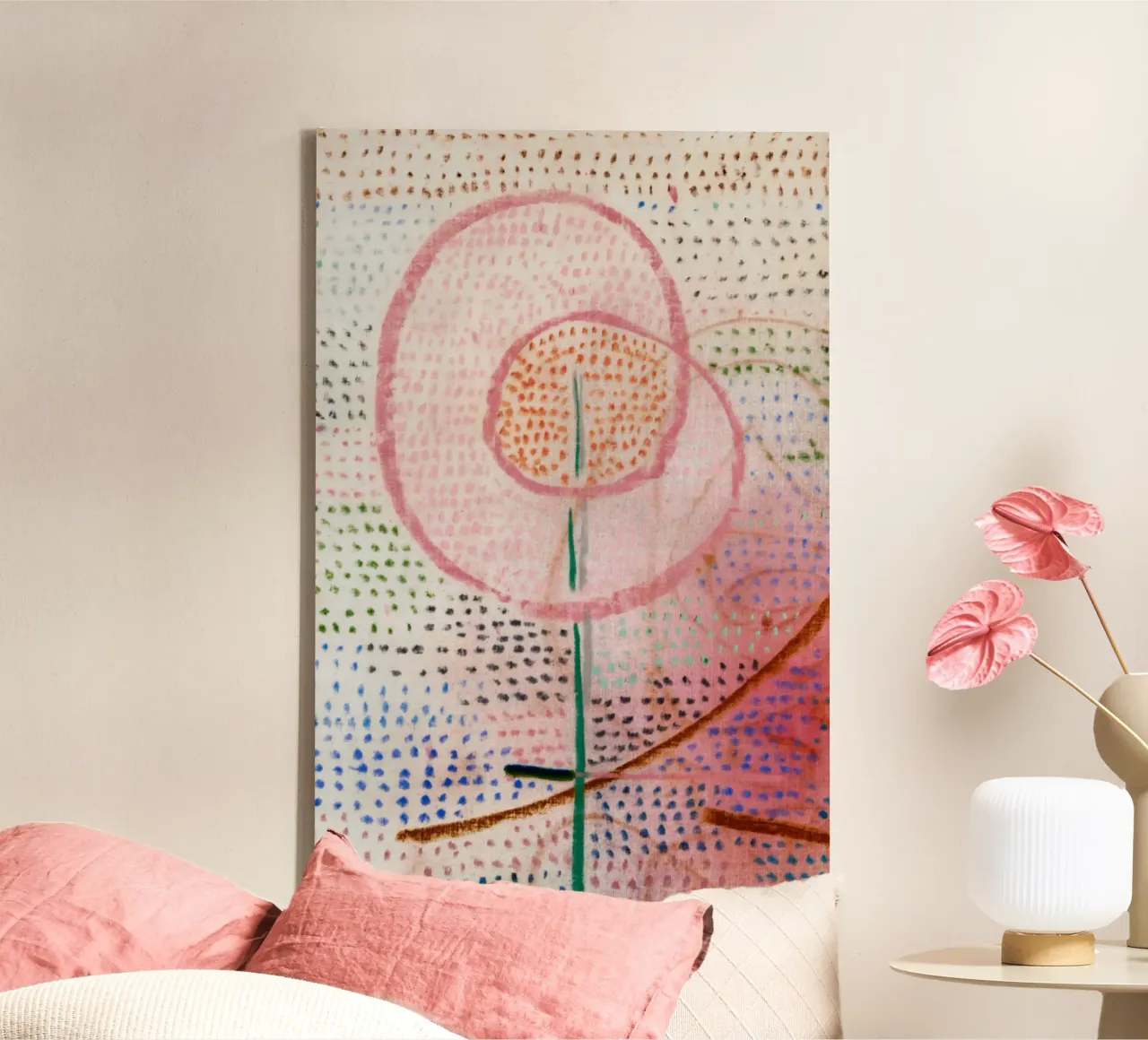 Blossoming - Paul Klee canvas met Baklijst van Second Canvas