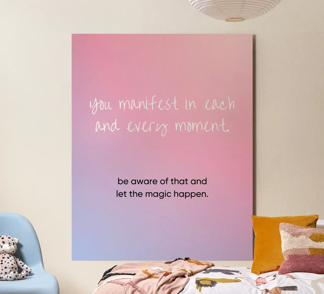 manifesting alluminio dibond da Ambition Wall