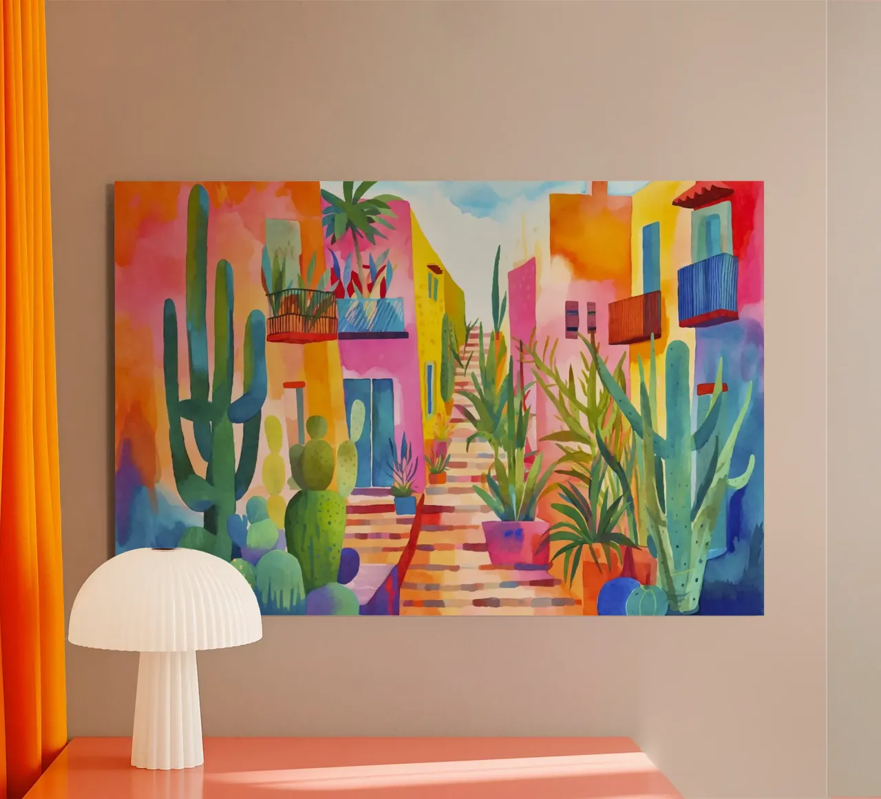 Tropical Village Rural Charm forex plate by Andrea Haase Modern Home