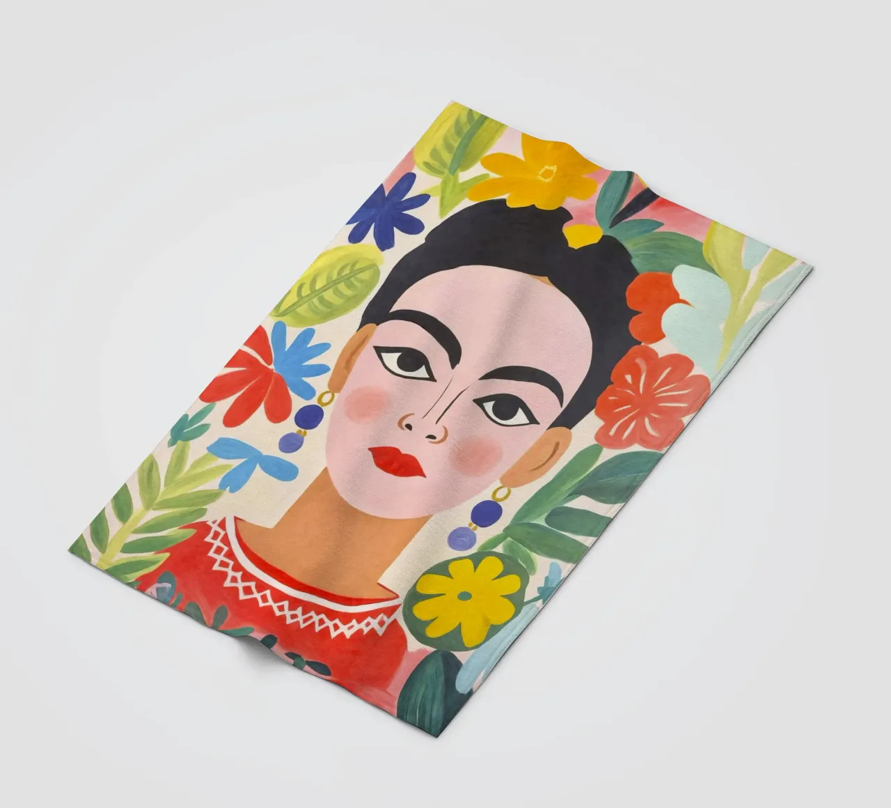 Ragazza messicana coperta in pile da Andrea Haase Modern Home
