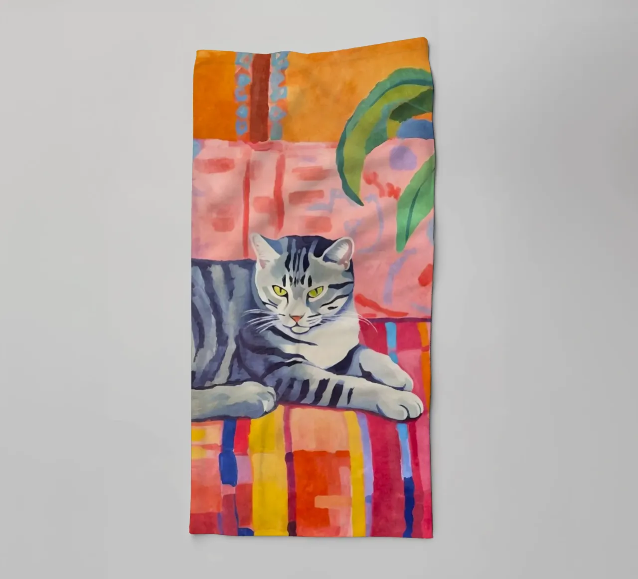 Cozy Cat Home towel by Andrea Haase Modern Home