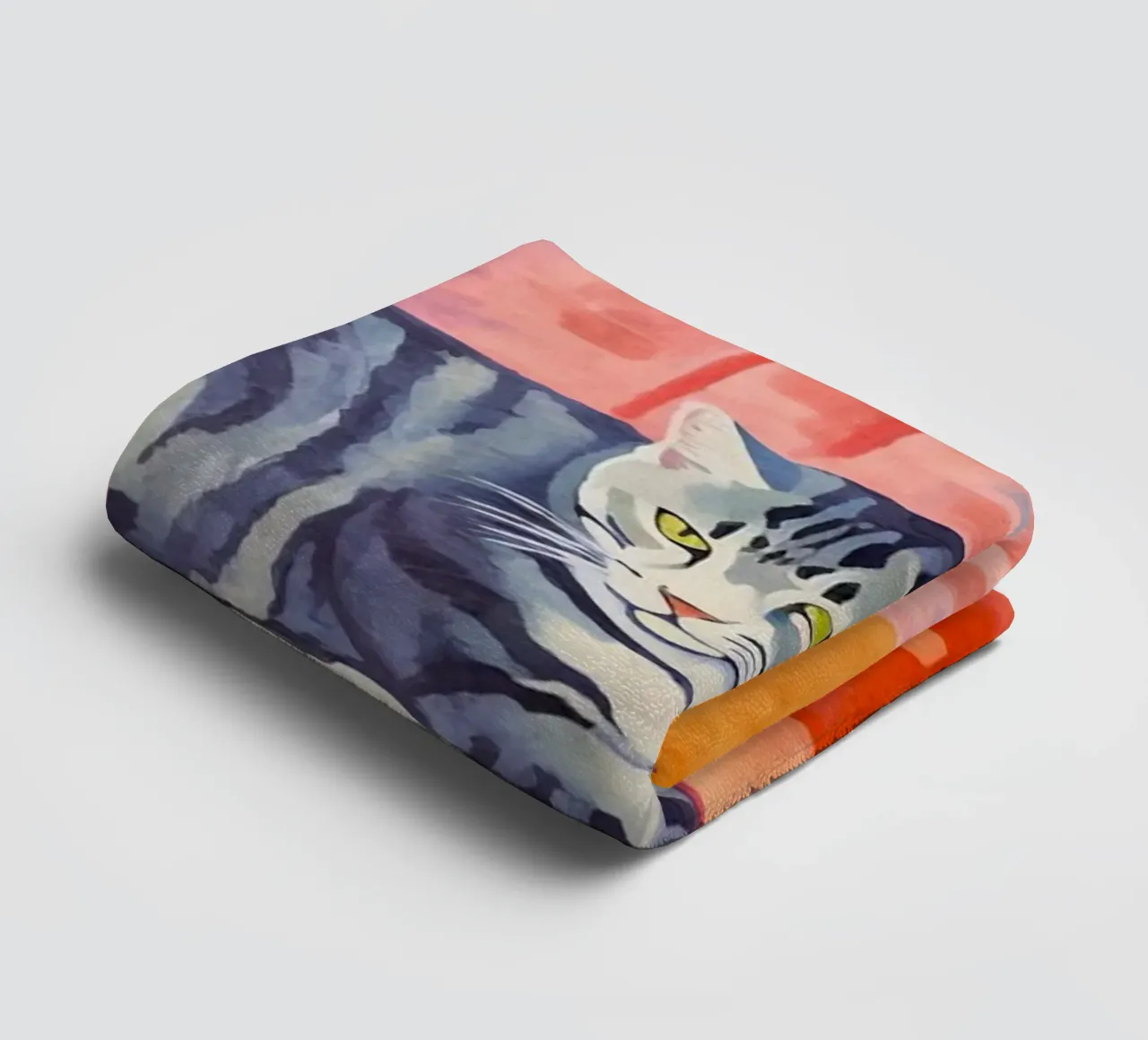 Cozy Cat Home towel by Andrea Haase Modern Home