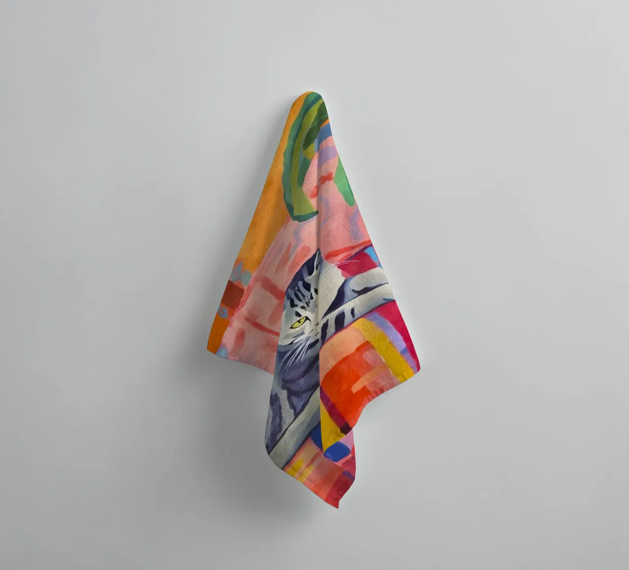 Cozy Cat Home towel by Andrea Haase Modern Home