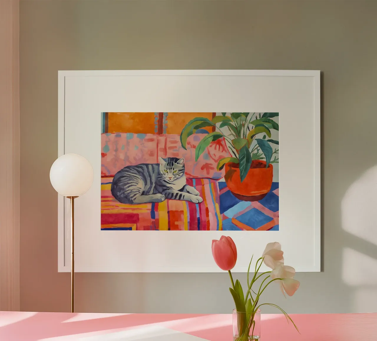 Casa accogliente per gatti carta hahnemühle da Andrea Haase Modern Home