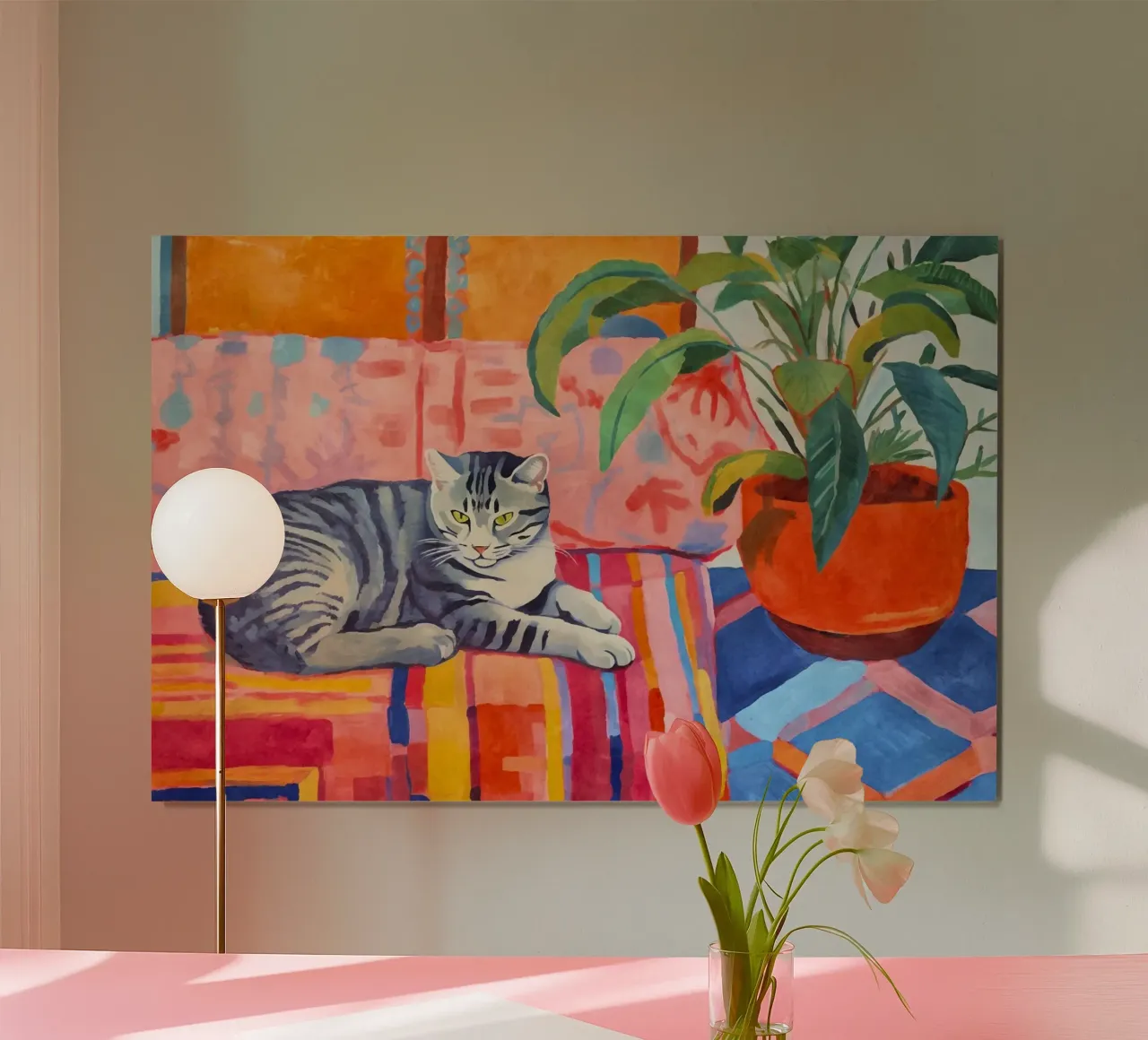 Casa accogliente per gatti carta hahnemühle da Andrea Haase Modern Home
