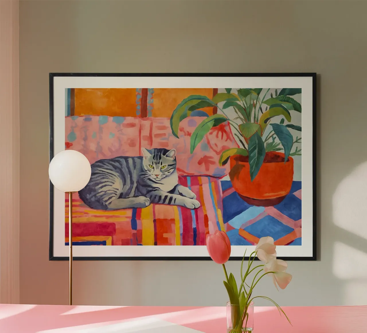 Casa accogliente per gatti carta hahnemühle da Andrea Haase Modern Home