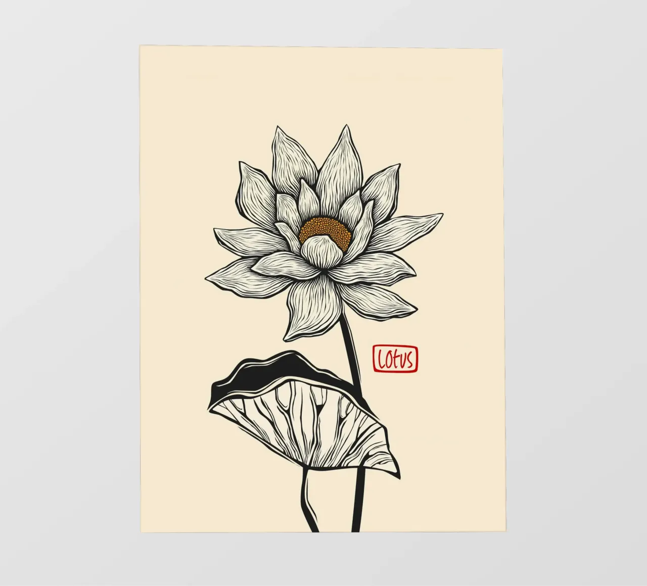 Elegant Lotus pellicola backlit da Indigo Rain