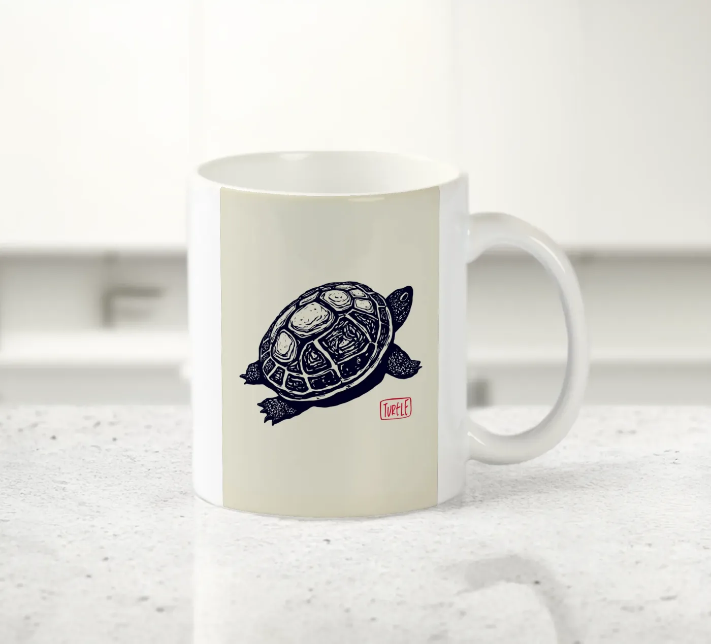 Timeless Turtle ceramic mug by Indigo Rain