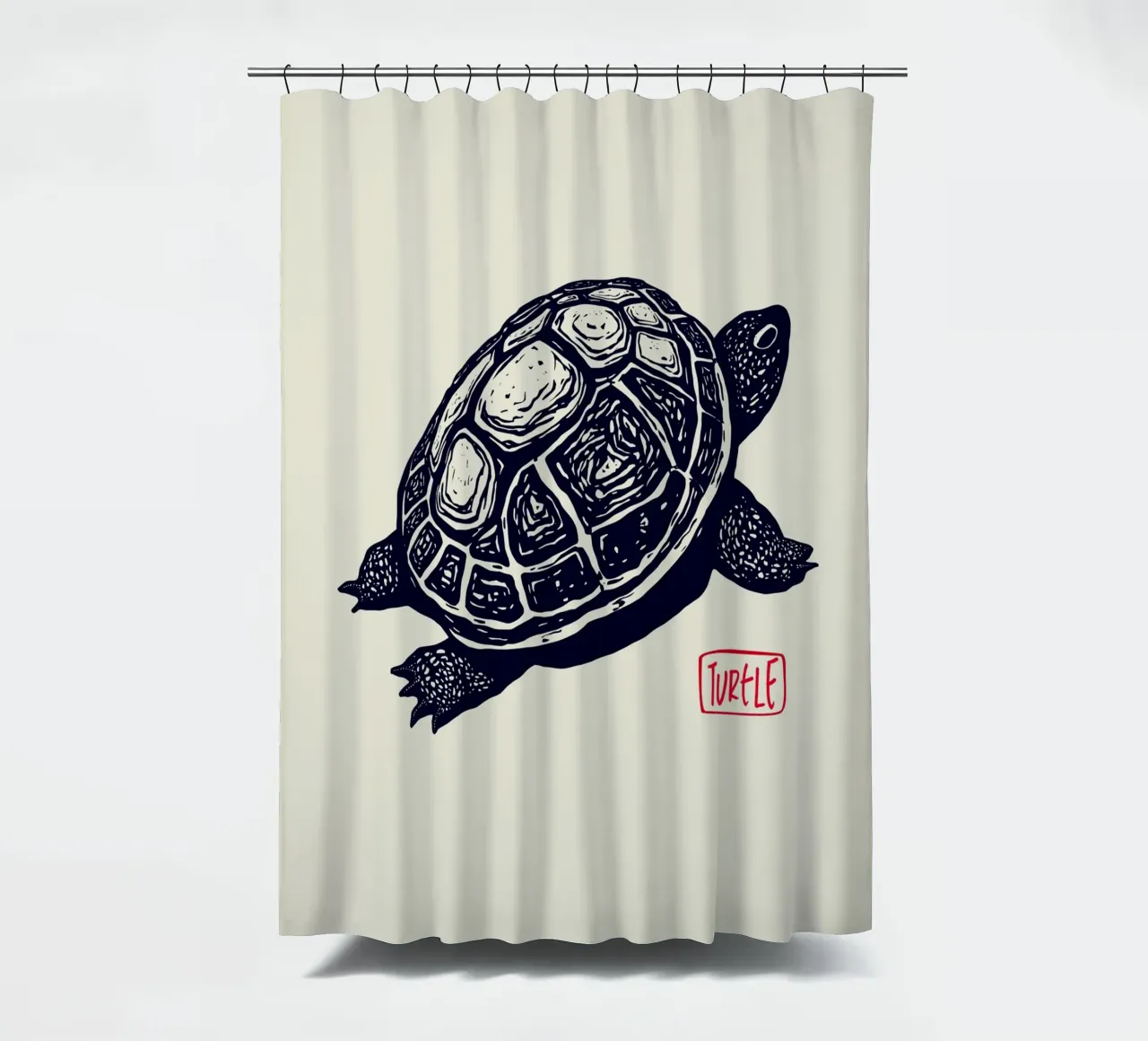 Timeless Turtle tenda da doccia da Indigo Rain
