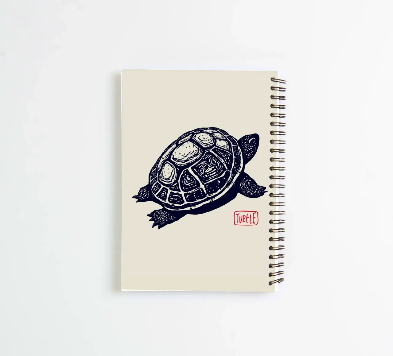 Timeless Turtle spiral notebook by Indigo Rain