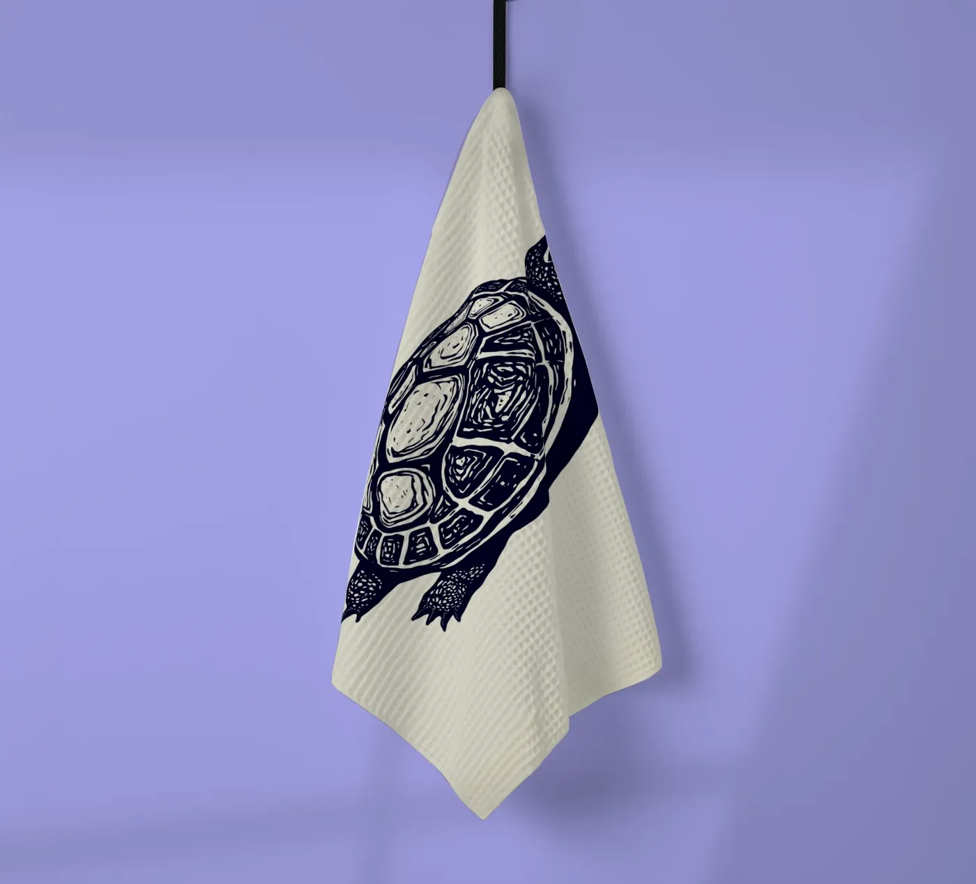 Timeless Turtle torchon de Indigo Rain