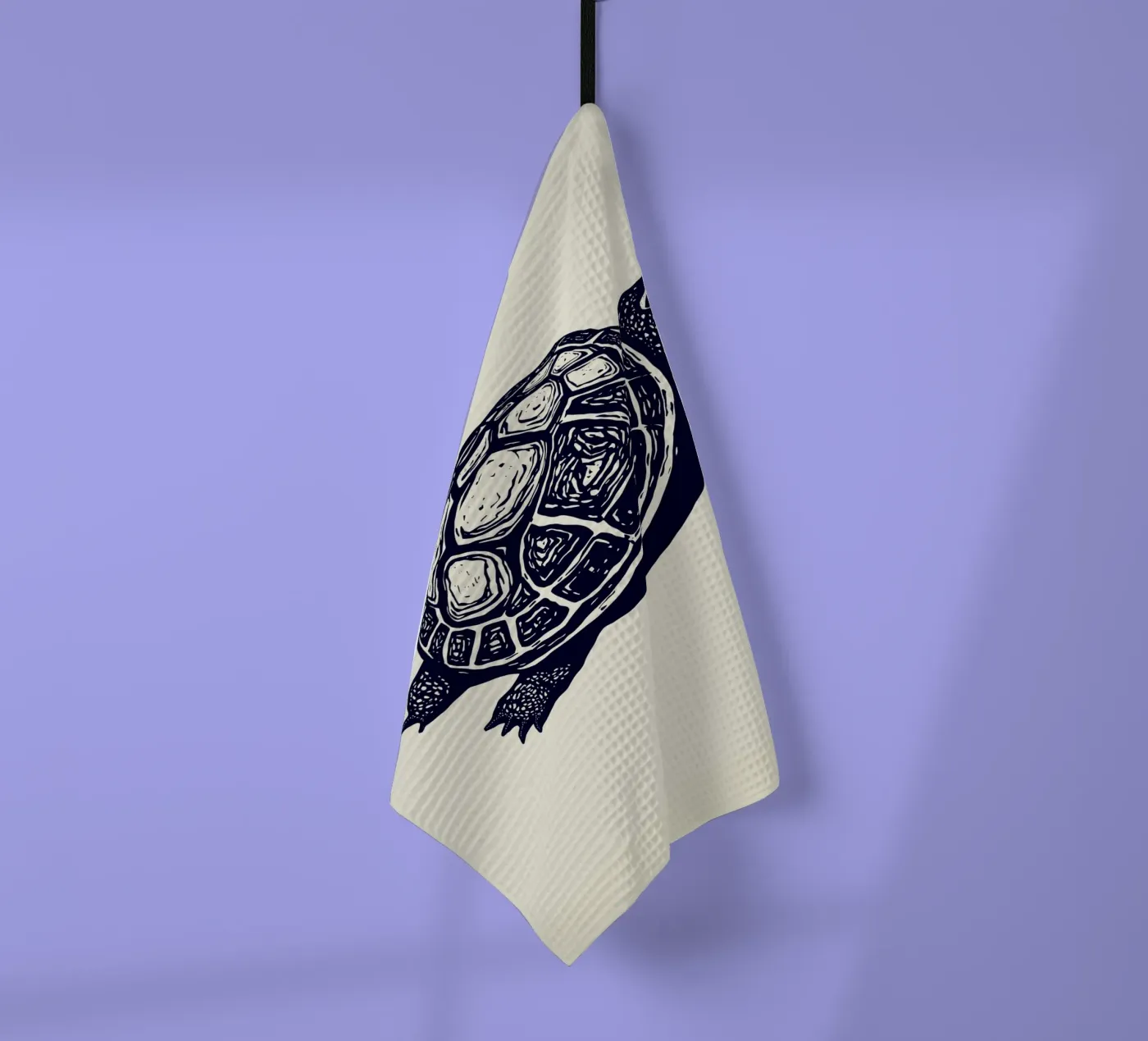 Timeless Turtle torchon de Indigo Rain