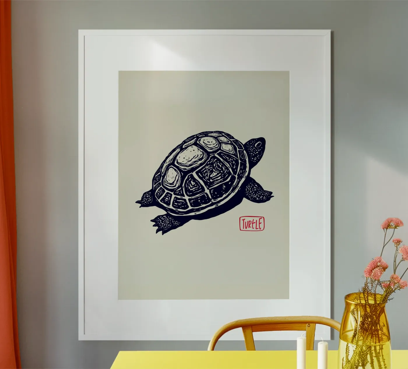 Timeless Turtle Poster von Indigo Rain