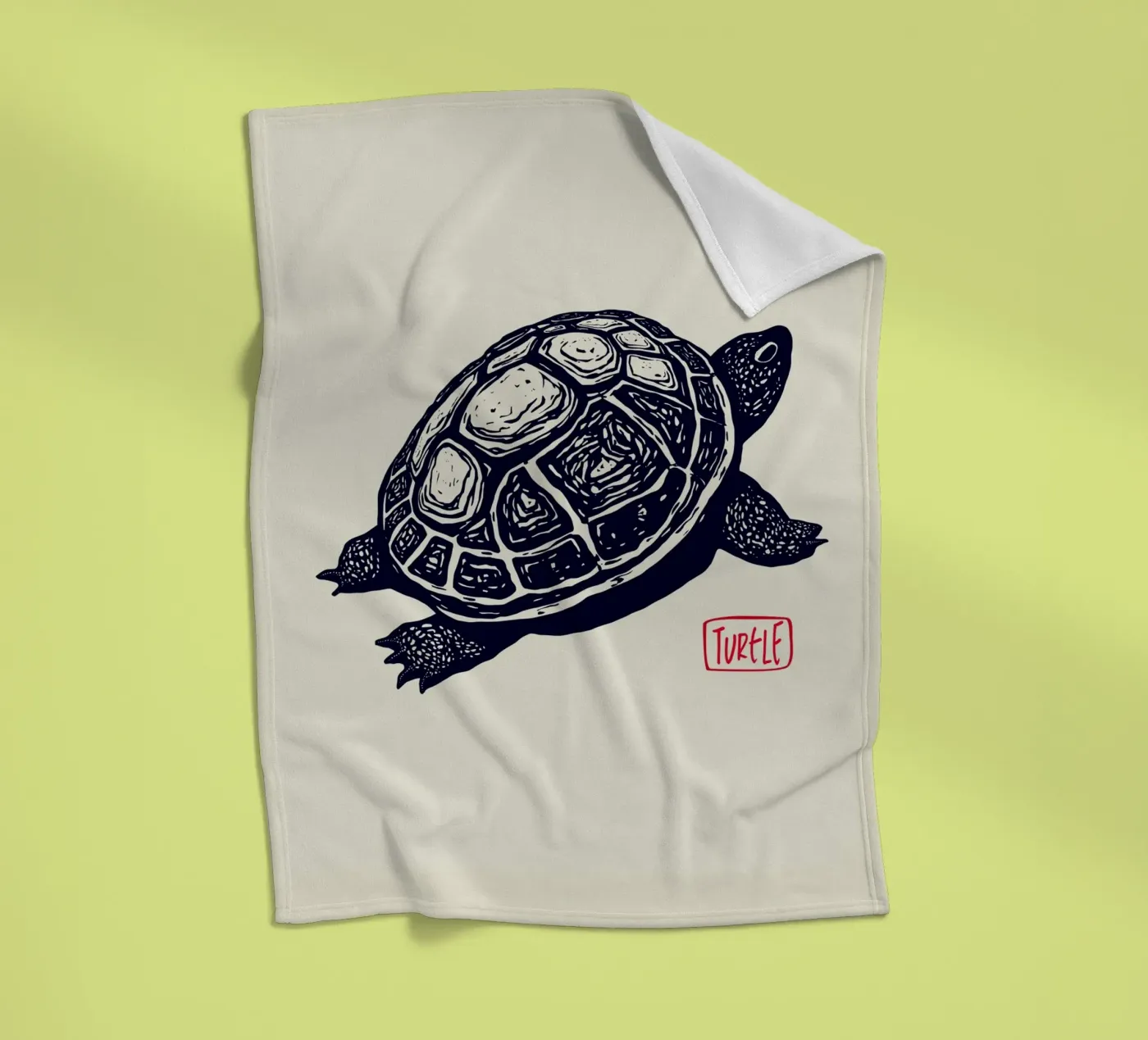 Timeless Turtle coperta in pile da Indigo Rain