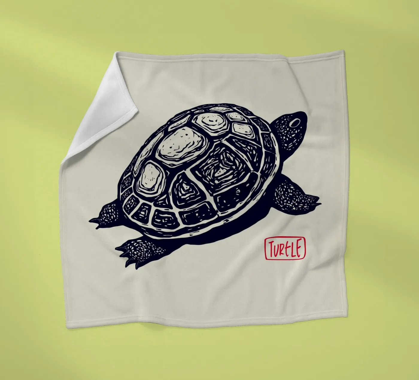 Timeless Turtle coperta in pile da Indigo Rain