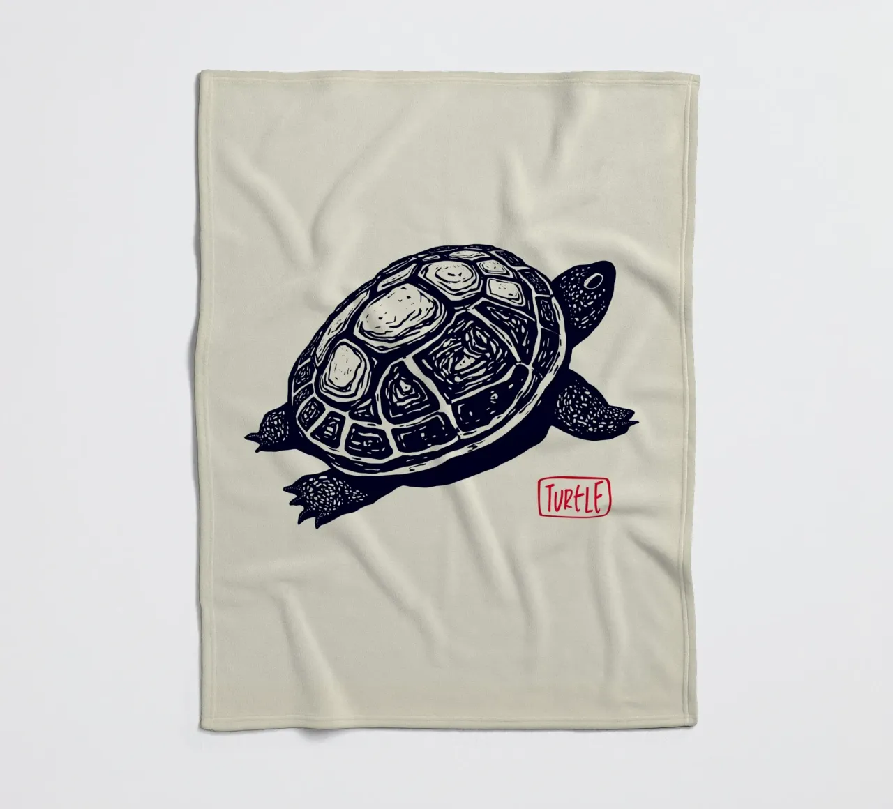 Timeless Turtle Fleecedecke von Indigo Rain