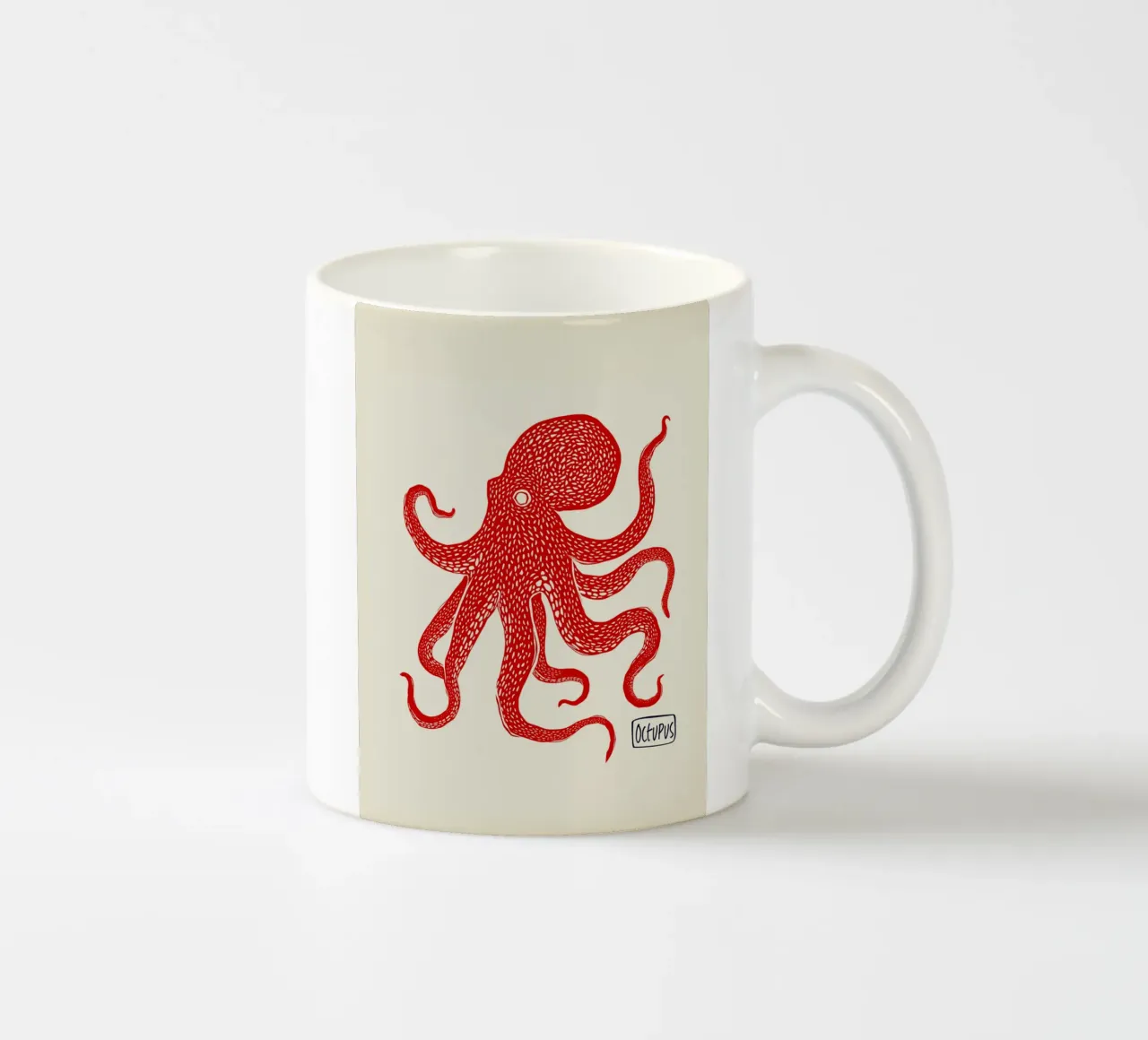 Octopus tazza in ceramica da Indigo Rain