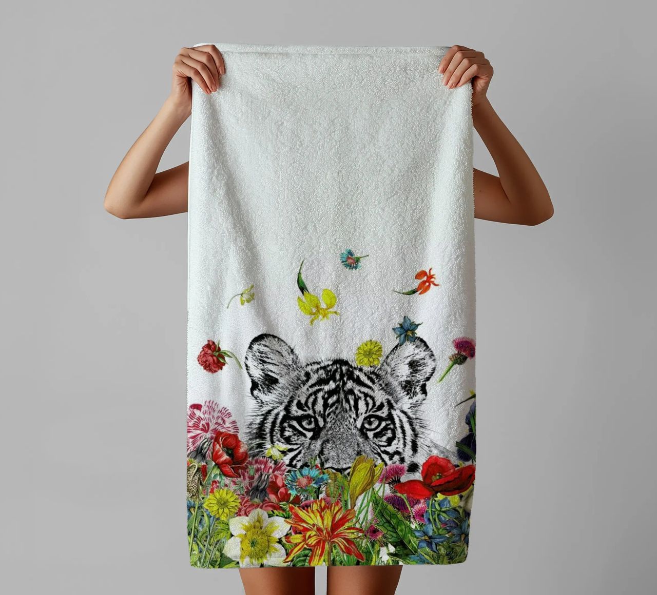 Happy tiger serviette de bain de Rococco LA
