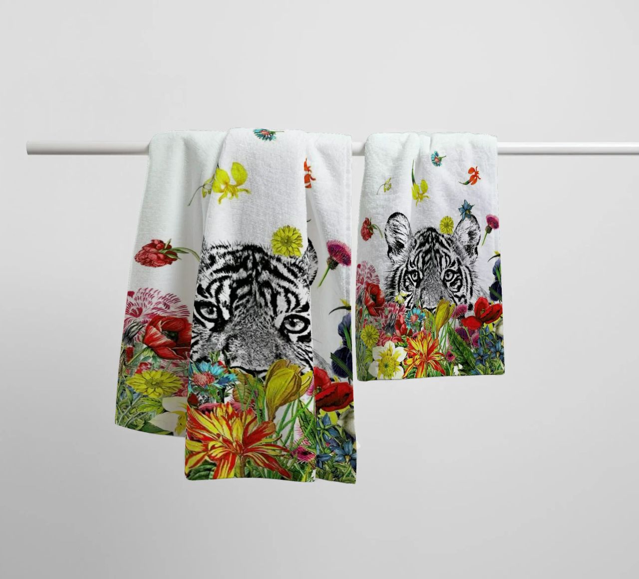 Happy tiger serviette de bain de Rococco LA