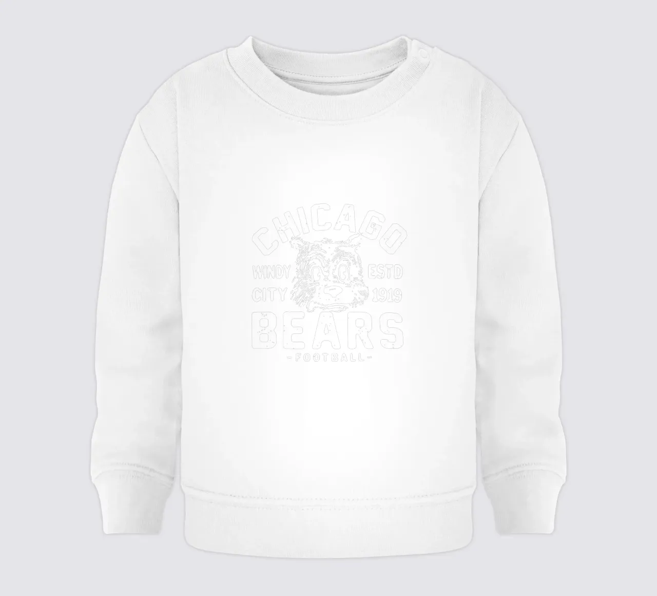 Chicago Bears d'epoca felpa neonato da fouls tee