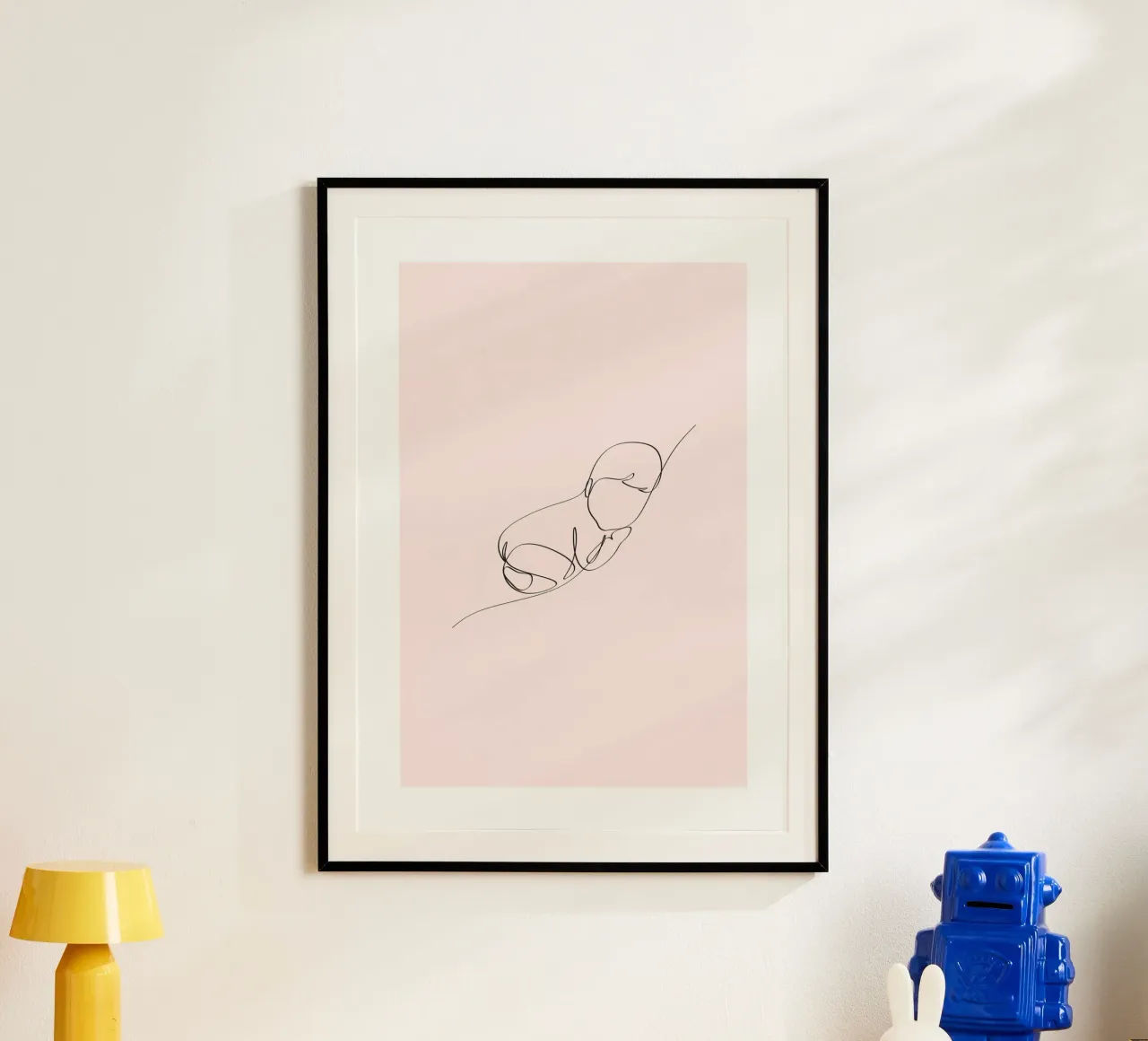 One Line Baby Girl poster da KidzStudio