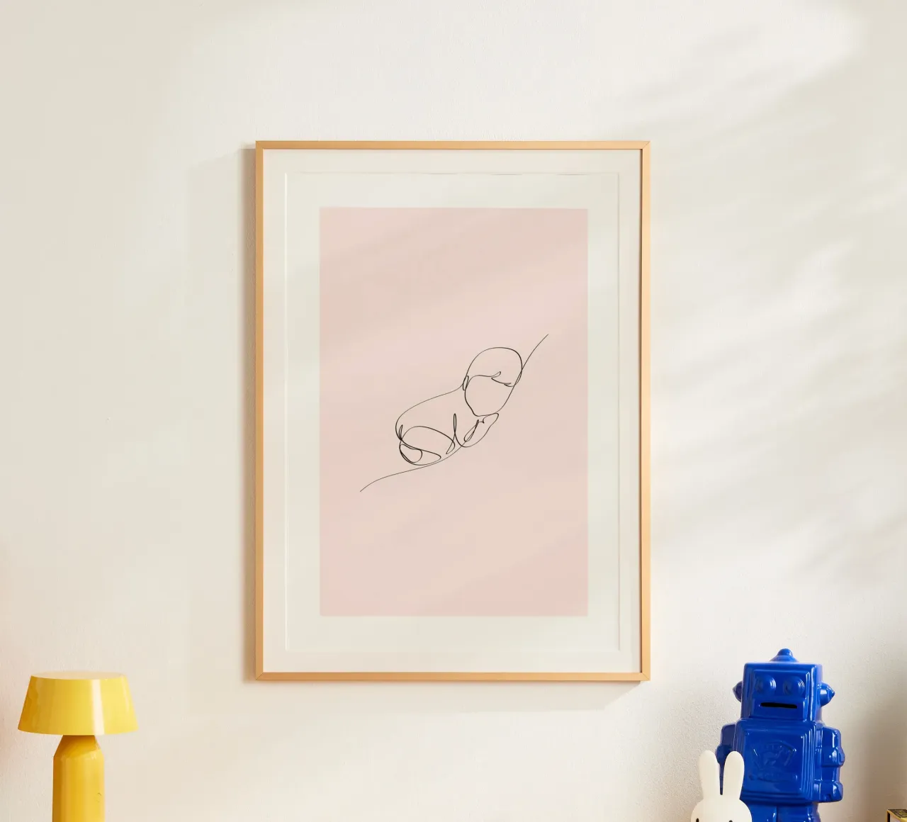 One Line Baby Girl poster da KidzStudio
