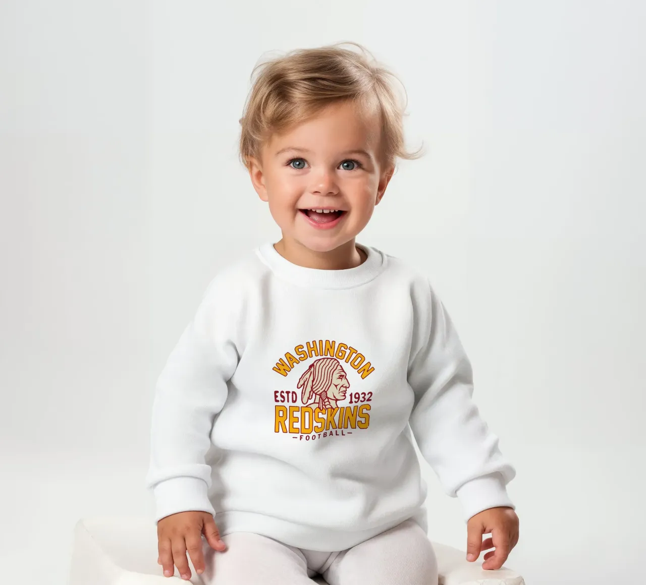 Retro Washington Redskins felpa neonato da fouls tee