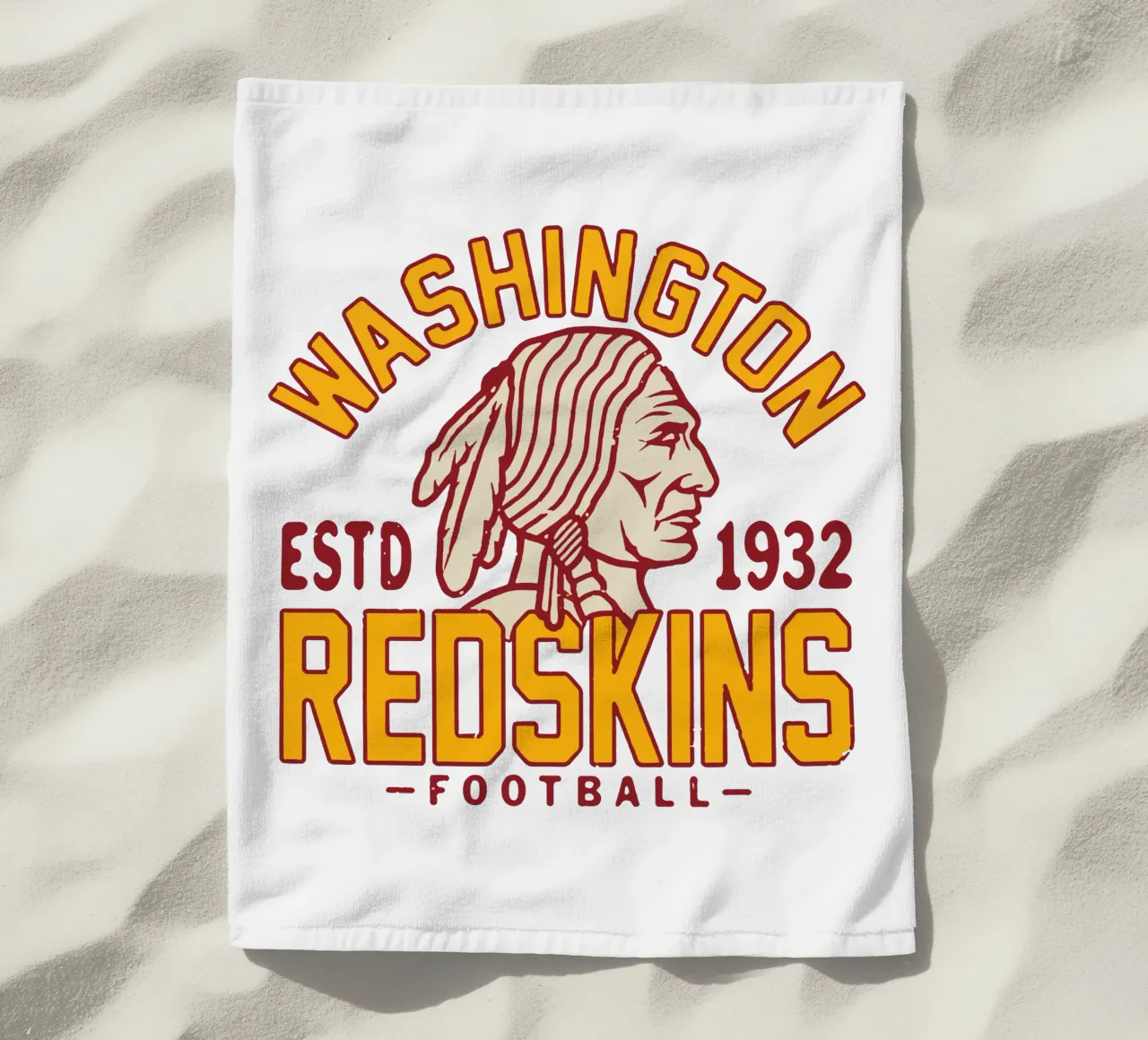 Retro Washington Redskins telo mare da fouls tee