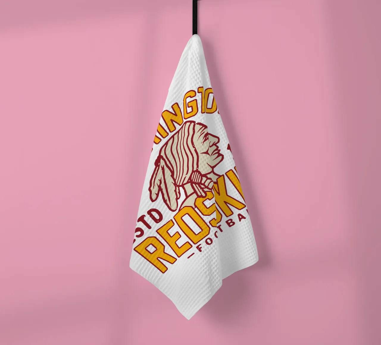 Retro Washington Redskins canovaccio da cucina da fouls tee