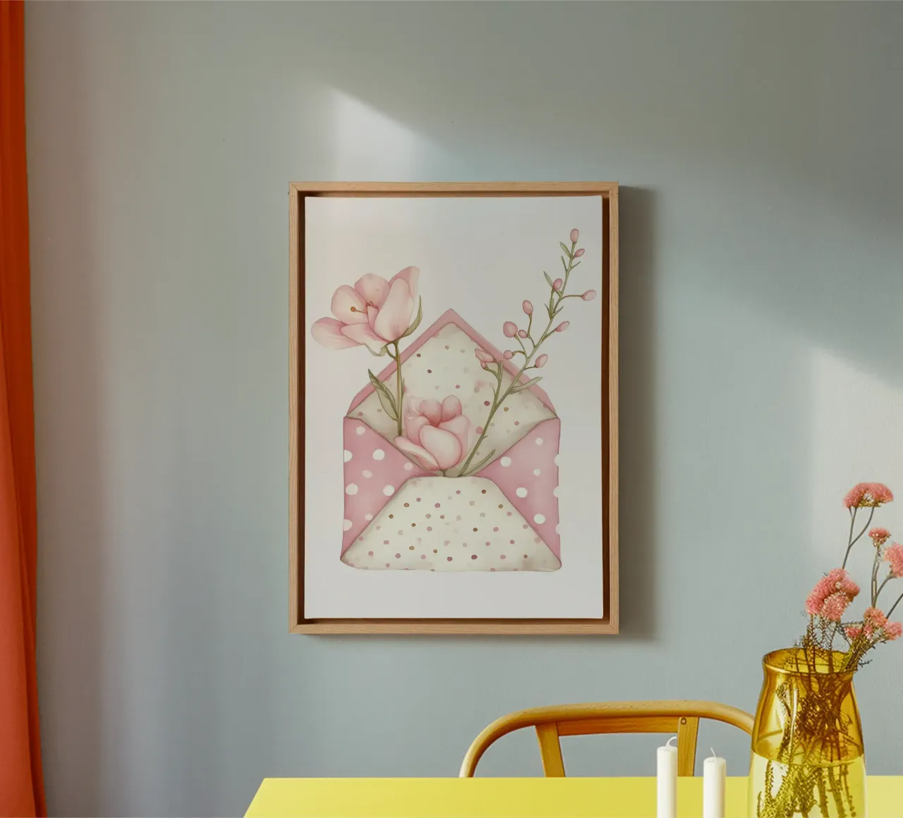 Floral Soft tela con Cornice a cassetta da KidzStudio