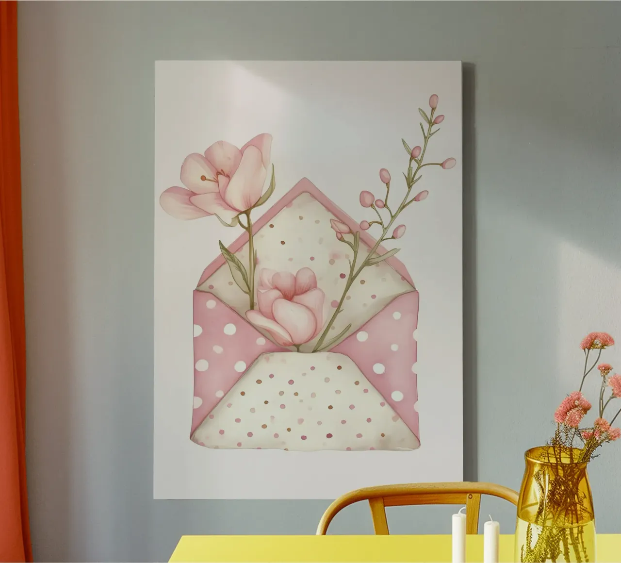 Floral Soft tela con Cornice a cassetta da KidzStudio