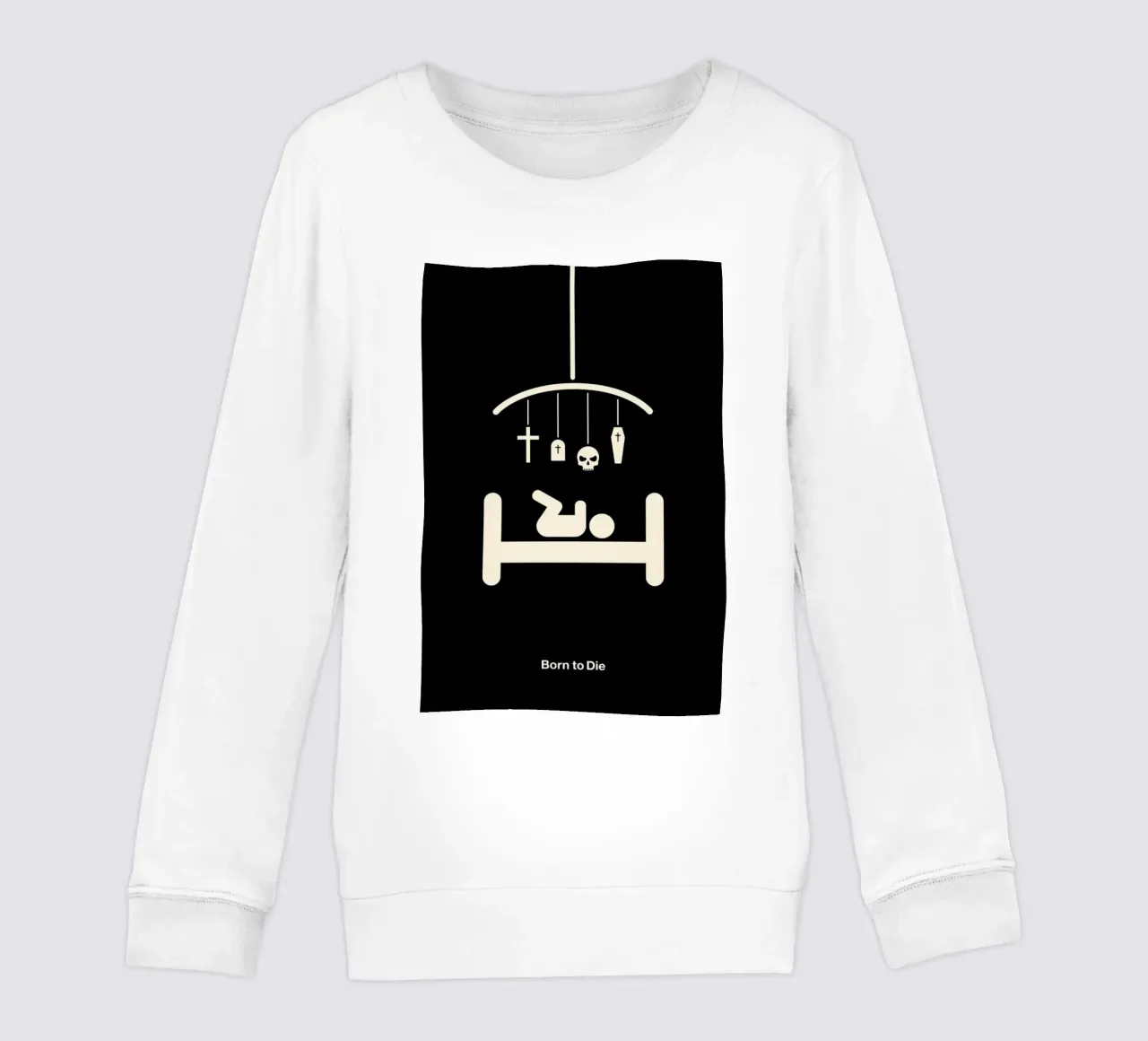 Born to Die Kinder Sweatshirt von Viktor Hertz