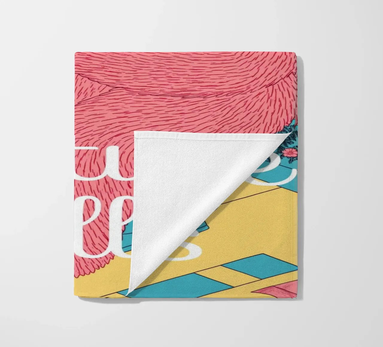 Nature Calls - Een grappige beer gebruikt een badkamer wc-papier strandhanddoek van Kaji