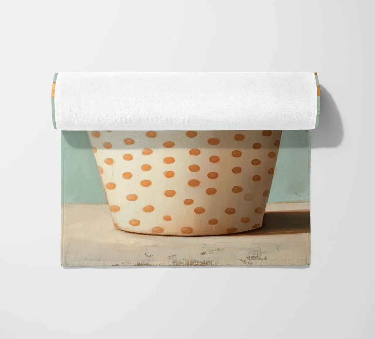 Points box with chips beach towel by Carinaprint