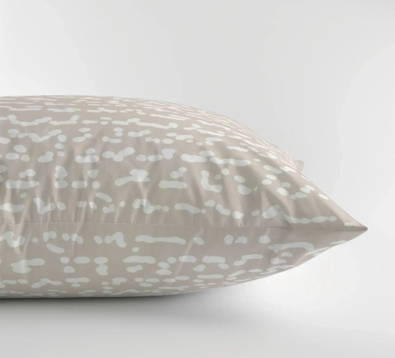 Scribbled Fuzzy Shapes | Neutral Abstract Minimalism cuscino da sabidussi