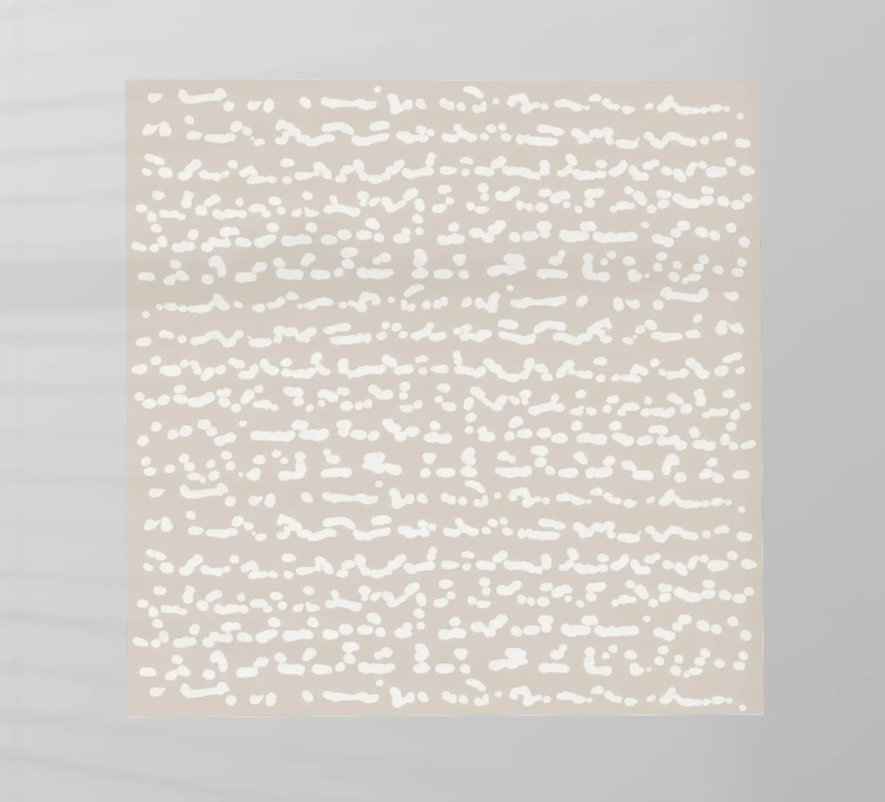 Scribbled Fuzzy Shapes | Neutral Abstract Minimalism pellicola backlit da sabidussi