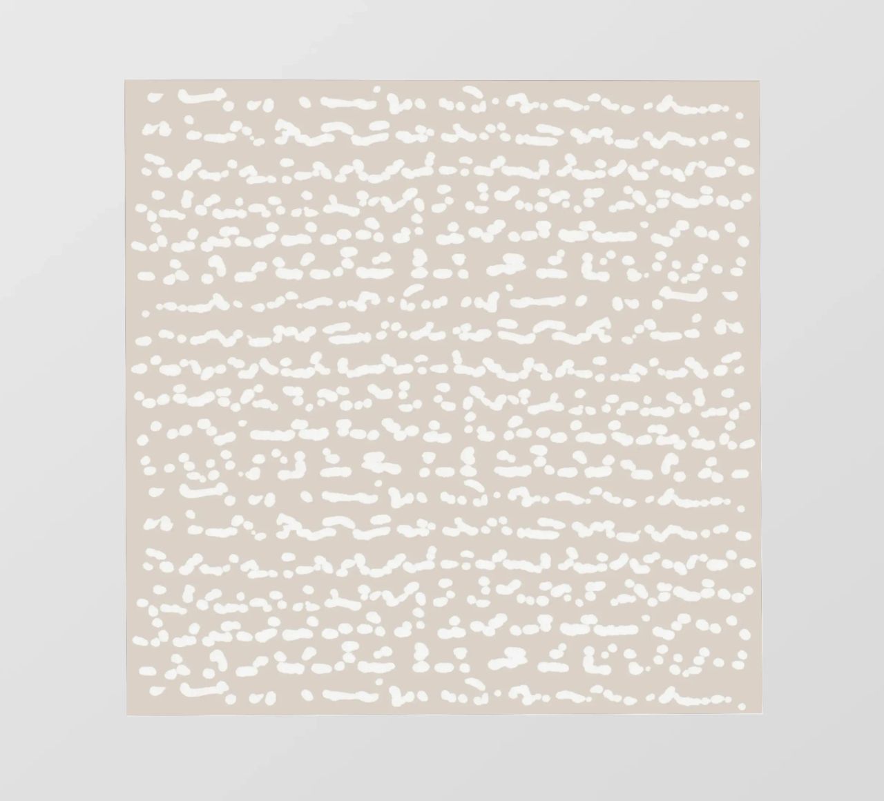 Scribbled Fuzzy Shapes | Neutral Abstract Minimalism Backlit Folie von sabidussi
