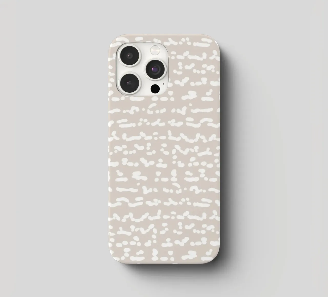 Scribbled Fuzzy Shapes | Neutral Abstract Minimalism cover iphone da sabidussi
