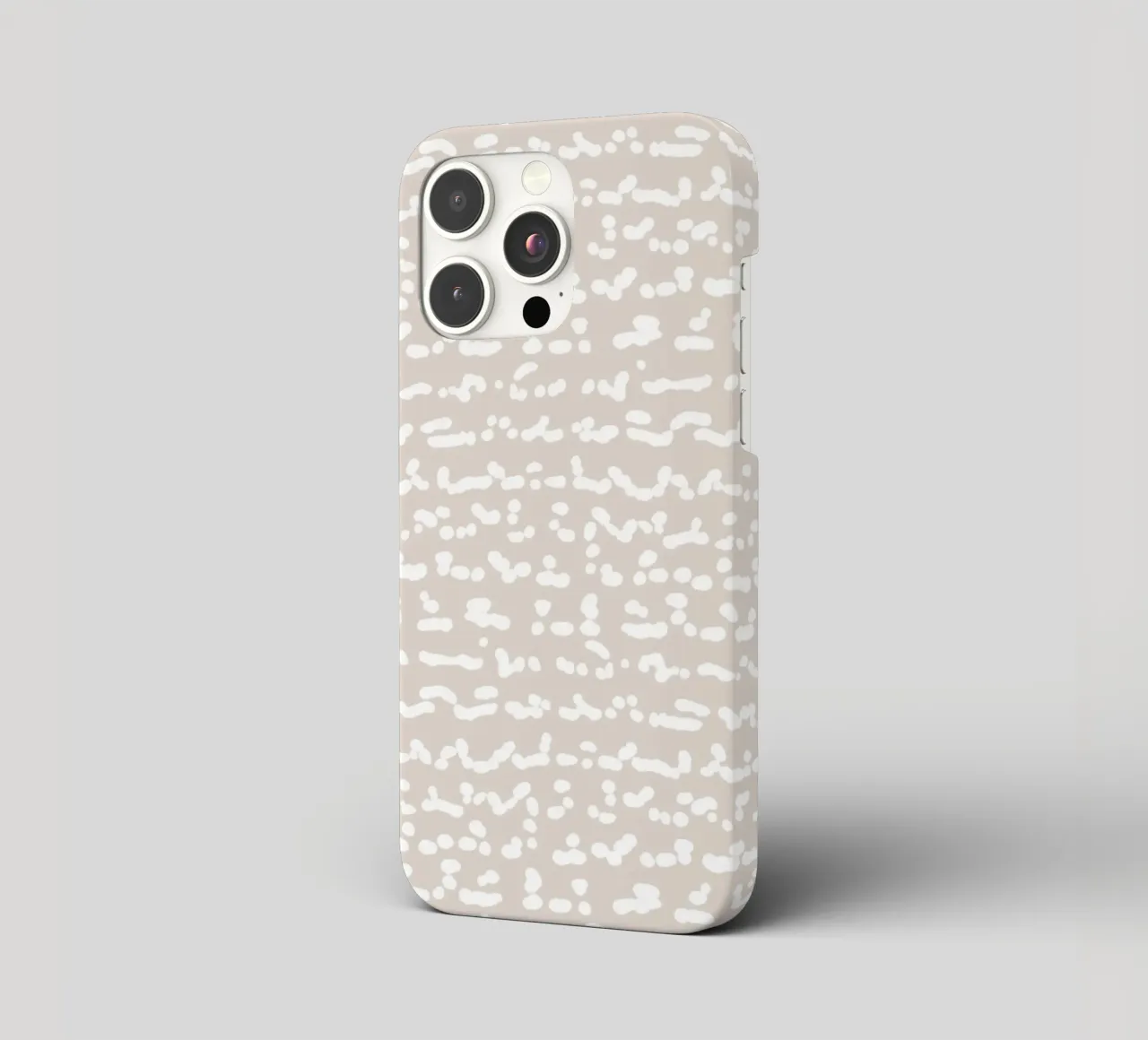 Scribbled Fuzzy Shapes | Neutral Abstract Minimalism cover iphone da sabidussi