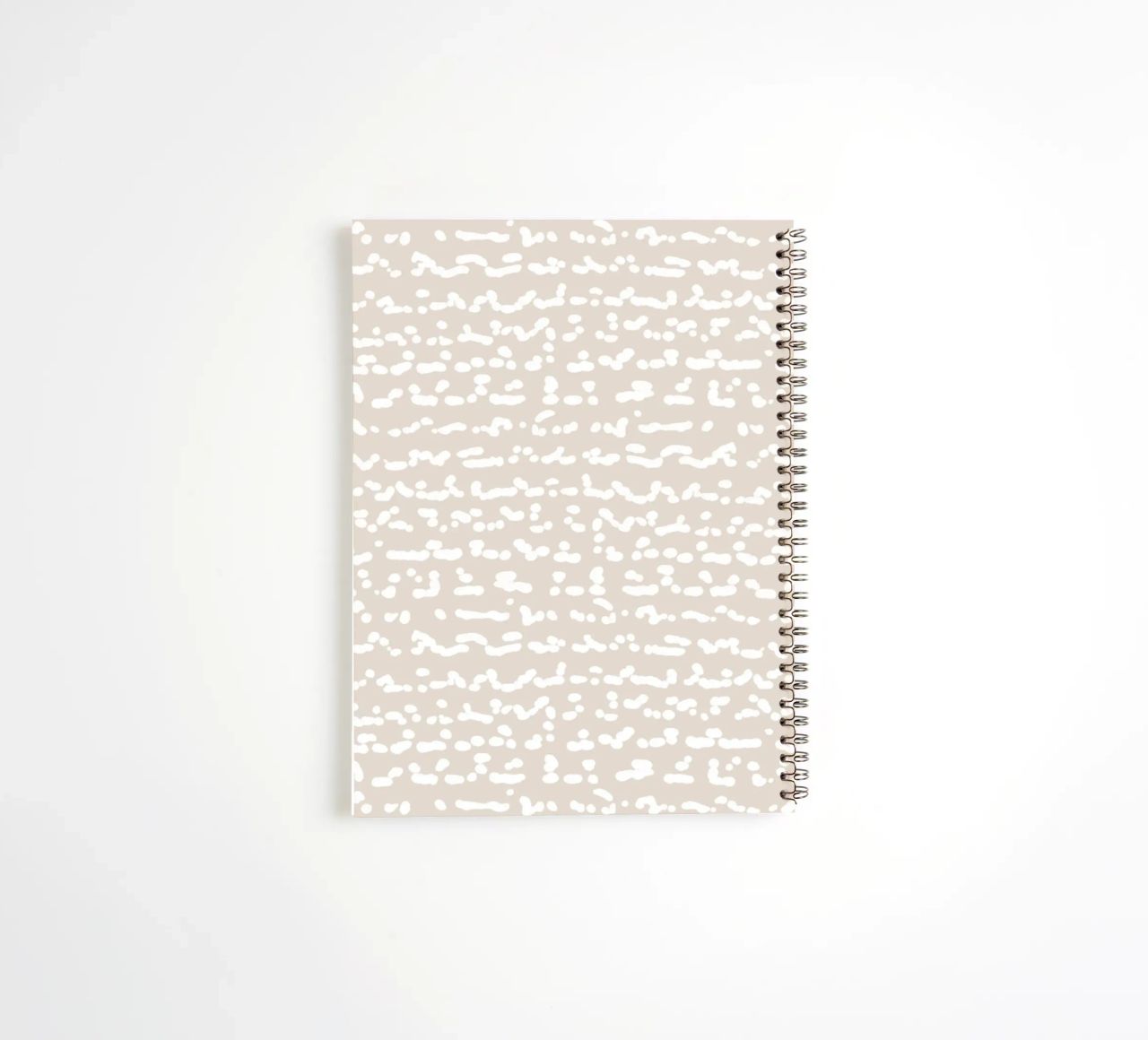 Scribbled Fuzzy Shapes | Neutral Abstract Minimalism Ringbuch von sabidussi