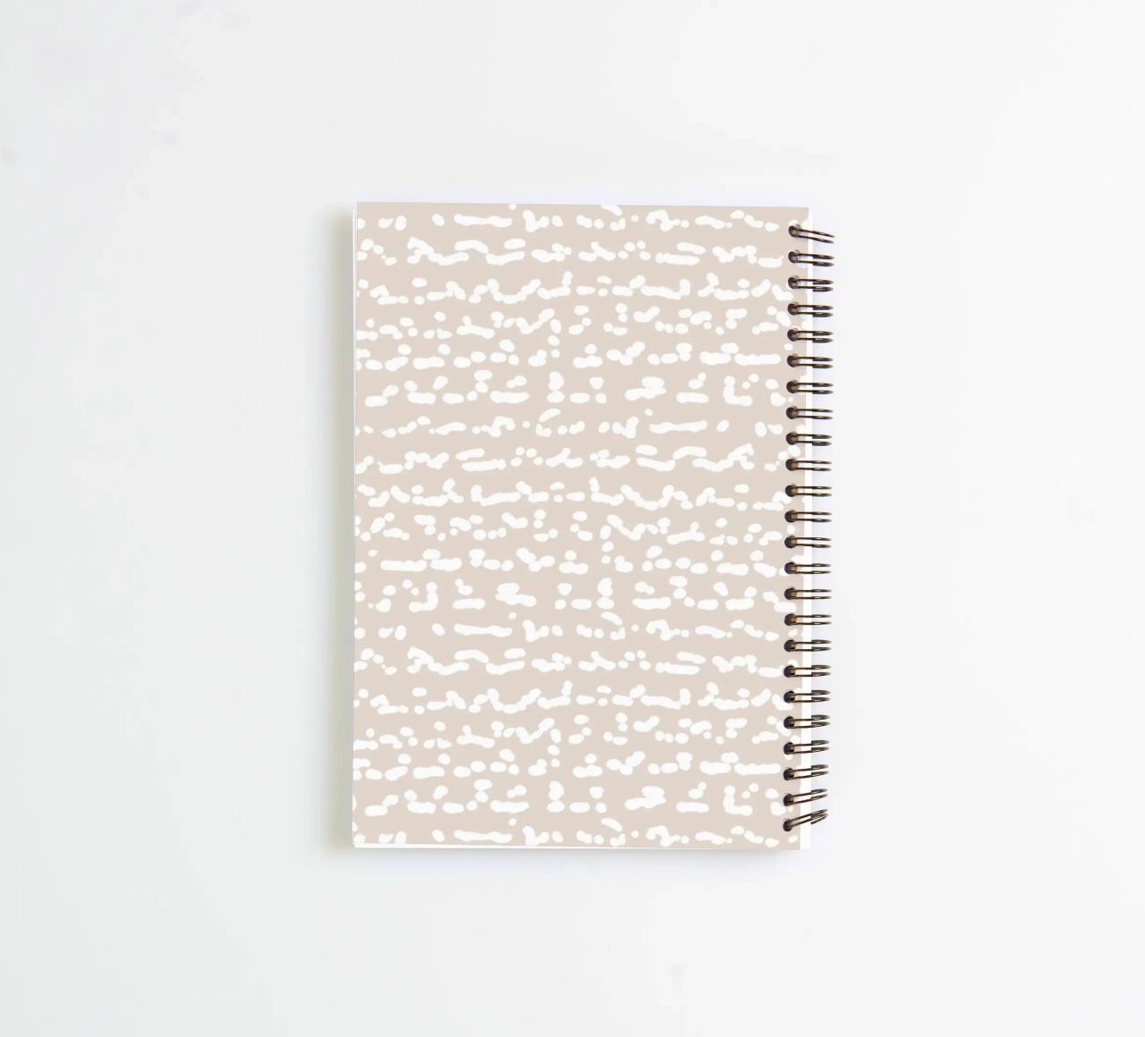 Scribbled Fuzzy Shapes | Neutral Abstract Minimalism Ringbuch von sabidussi