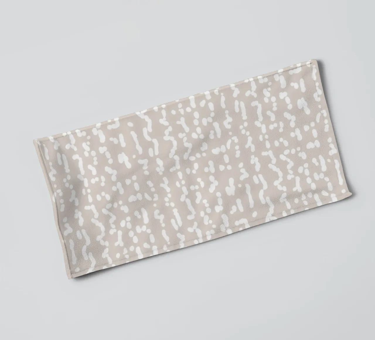 Scribbled Fuzzy Shapes | Neutral Abstract Minimalism asciugamano da bagno da sabidussi